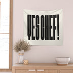 Yes Chef Wall Tapestry Gallery Image 2