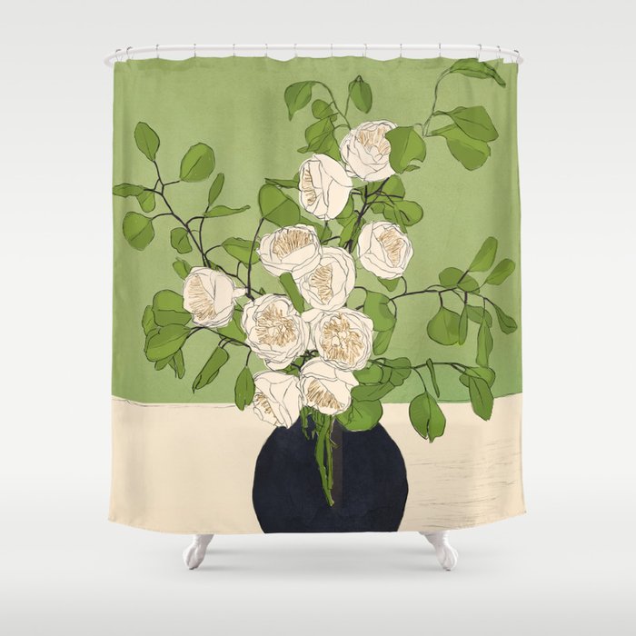 Beautiful Bouquet 04 Shower Curtain Gallery Image 1