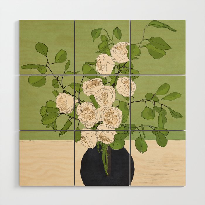Beautiful Bouquet 04 Wood Wall Art Gallery Image 1