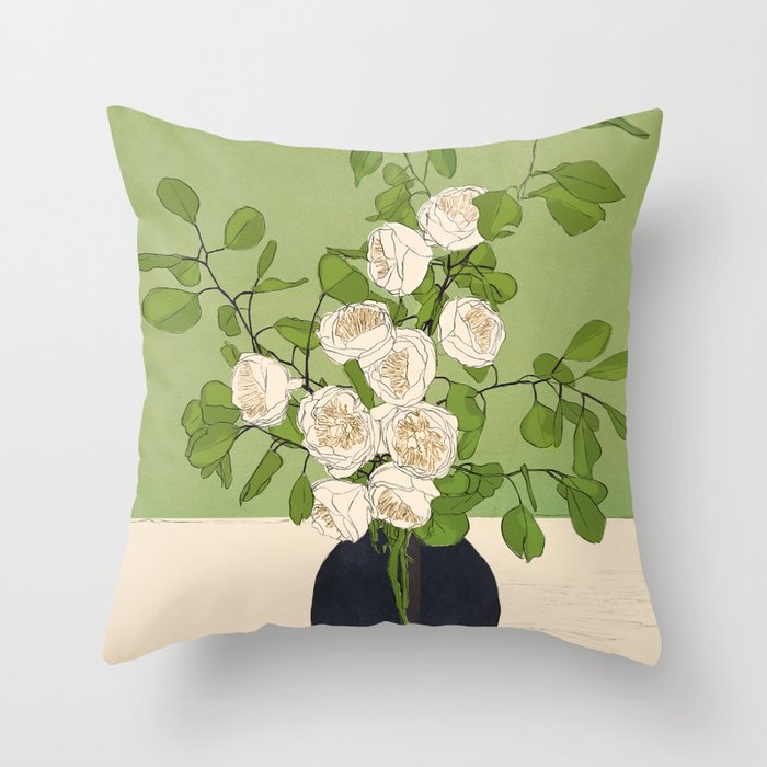 Beautiful Bouquet 04 Throw Pillow Gallery Image 6