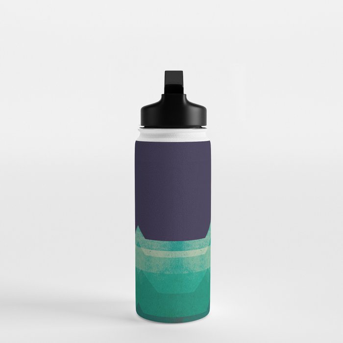 The ocean, the sea, the wave - night scene Water Bottle Gallery Image 3