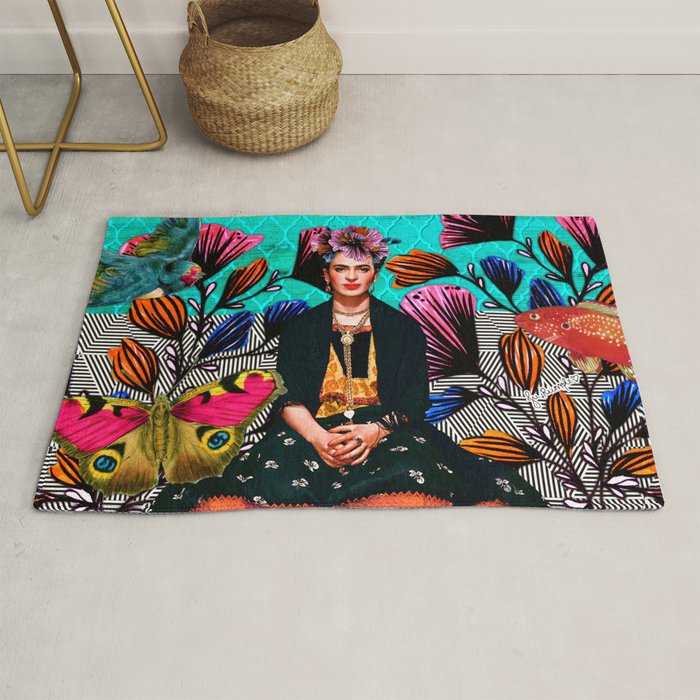 Frida´s secret smile Rug Gallery Image 1