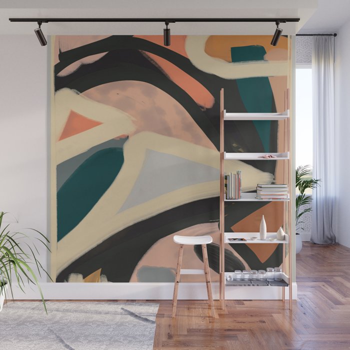 Modern Abstract Art 151 Wall Mural Gallery Image 1