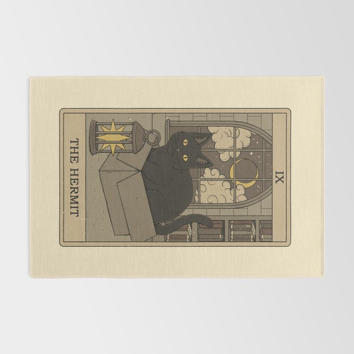 The Hermit - Cats Tarot Rug Gallery Image 2