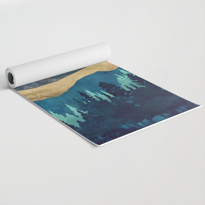 Blue Forest Yoga Mat Gallery Image 2