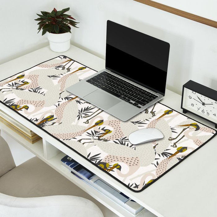 HERON WHITE Desk Mat Gallery Image 2