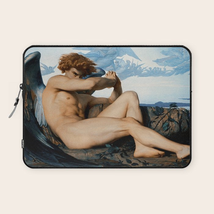 Fallen Angel by Alexandre Cabanel, 1847 Laptop Sleeve Gallery Image 1