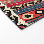 Shahsavan  Antique Azerbaijan Persian Kilim Print Welcome Mat Gallery Image 2