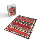Shahsavan  Antique Azerbaijan Persian Kilim Print Jigsaw Puzzle Gallery Image 2