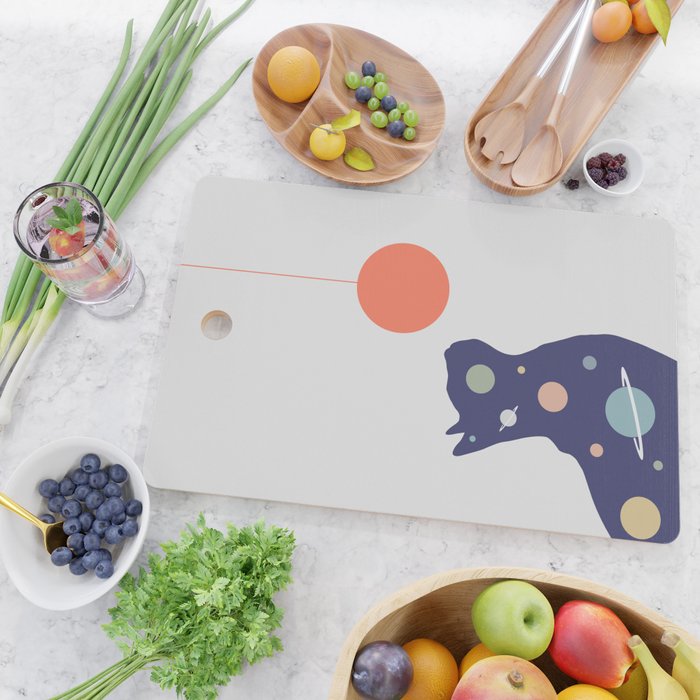 Cat Landscape 49 Cutting Board Gallery Image 2