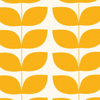 Danish Pattern Yellow Mid Century Modern Coffee Mug Gallery Image 2