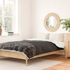 Detroit Black Map Duvet Cover Gallery Image 2