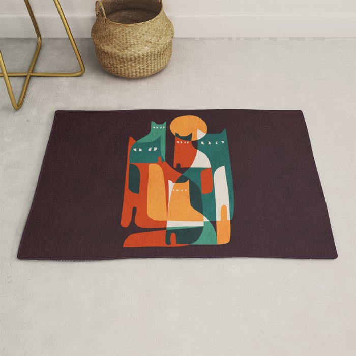 Cat Family Rug Gallery Image 1