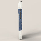 Circle Abstract - Gold Navy Blue Texture iPhone Case Gallery Image 2