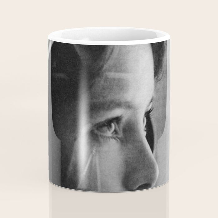 NASA Astronaut, Anna Fisher, black and white photograph Coffee Mug Gallery Image 4