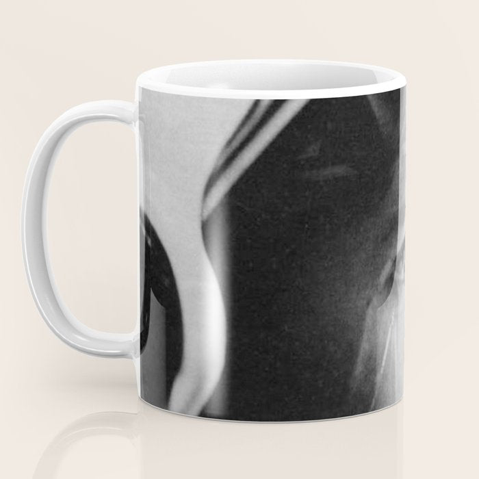 NASA Astronaut, Anna Fisher, black and white photograph Coffee Mug Gallery Image 3