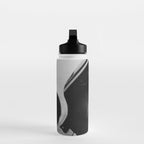 NASA Astronaut, Anna Fisher, black and white photograph Water Bottle Gallery Image 3