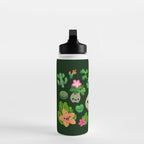 Baby succulent 4 - dark Water Bottle Gallery Image 3