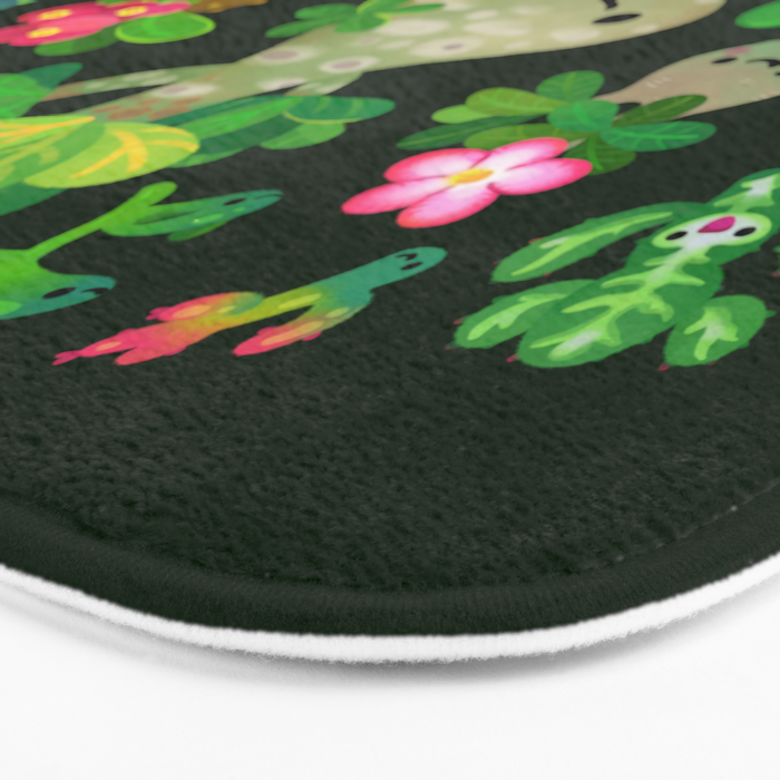 Baby succulent 4 - dark Bath Mat Gallery Image 3