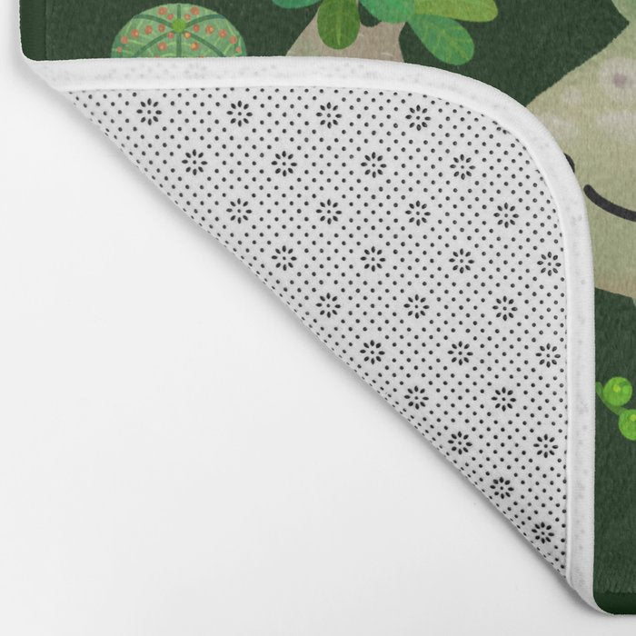 Baby succulent 4 - dark Bath Mat Gallery Image 2