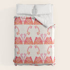 Vintage Rotary Phone - Peach Palette Duvet Cover Gallery Image 6