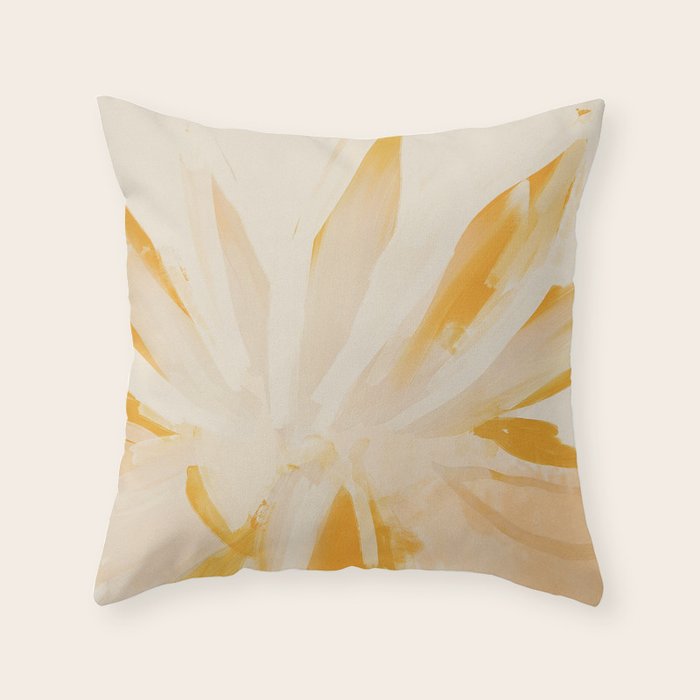 Sun Blooming Flower Throw Pillow Gallery Image 6
