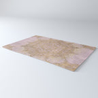 Boho sparkling mandala - rose gold Rug Gallery Image 3