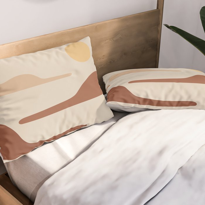 Cat Landscape 27 Pillow Sham Gallery Image 2