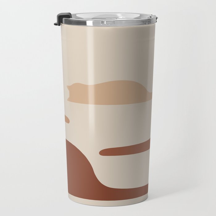 Cat Landscape 27 Travel Mug Gallery Image 3