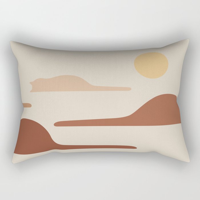 Cat Landscape 27 Rectangular Pillow Gallery Image 1