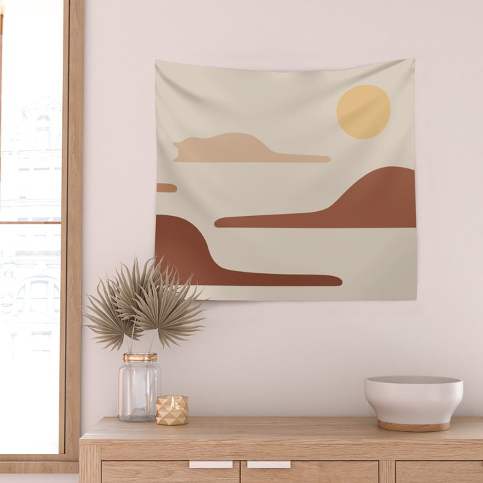 Cat Landscape 27 Wall Tapestry Gallery Image 2