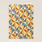 Kaleidoscope Tile Pattern IV Bright Vibrant Summer Stationery Card Gallery Image 2