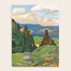 Canadian Landscape Franklin Carmichael Art Nouveau Post-Impressionism Notebook Gallery Image 4