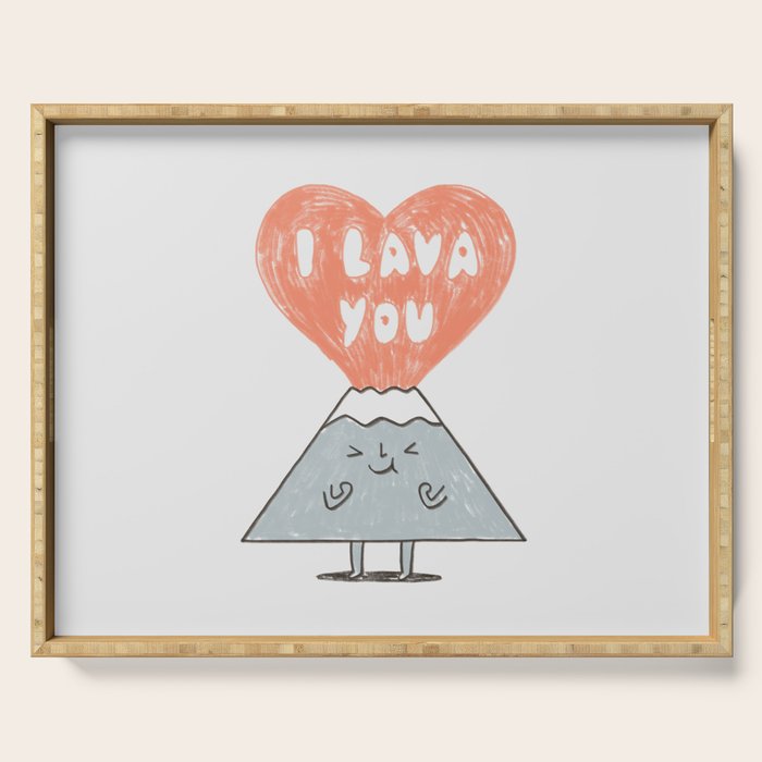 I Lava You 2 Serving Tray Gallery Image 1