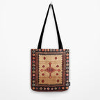 Varamin Ru Khorsi North Persian Table Cover Print Tote Bag Gallery Image 2