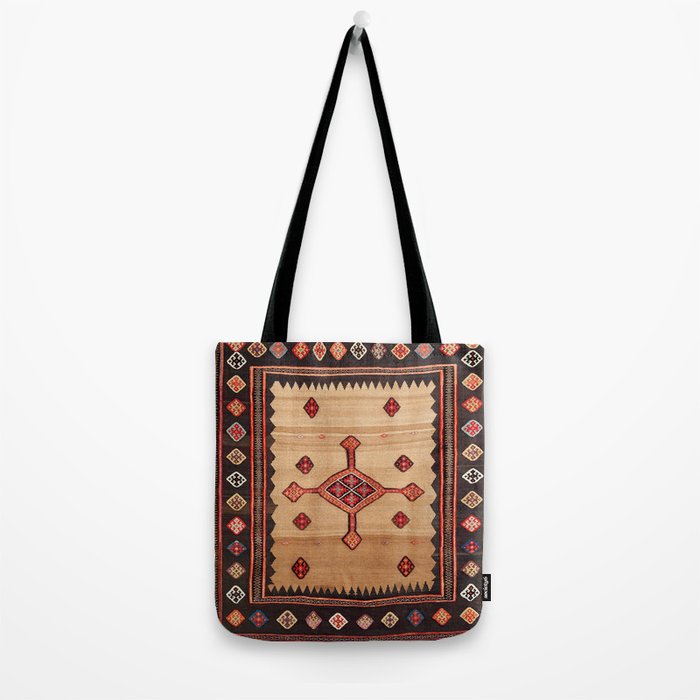 Varamin Ru Khorsi North Persian Table Cover Print Tote Bag Gallery Image 2