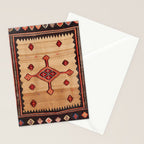 Varamin Ru Khorsi North Persian Table Cover Print Stationery Card Gallery Image 2