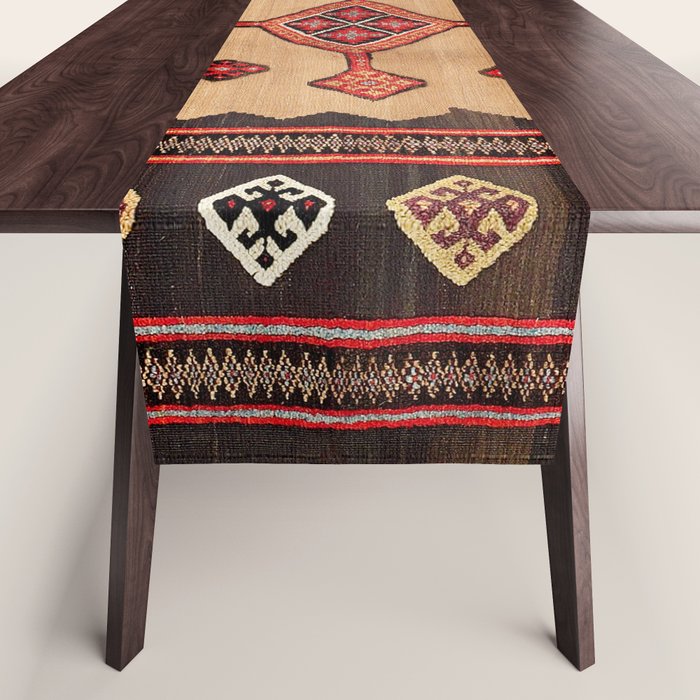 Varamin Ru Khorsi North Persian Table Cover Print Table Runner Gallery Image 1