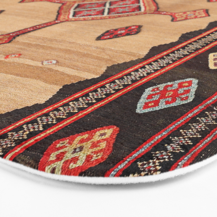 Varamin Ru Khorsi North Persian Table Cover Print Bath Mat Gallery Image 3