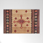 Varamin Ru Khorsi North Persian Table Cover Print Welcome Mat Gallery Image 1
