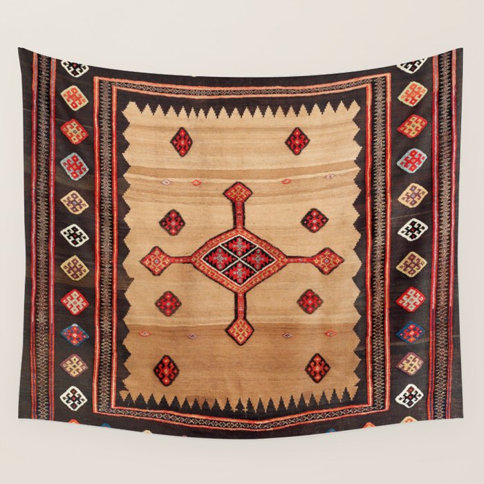 Varamin Ru Khorsi North Persian Table Cover Print Wall Tapestry Gallery Image 1