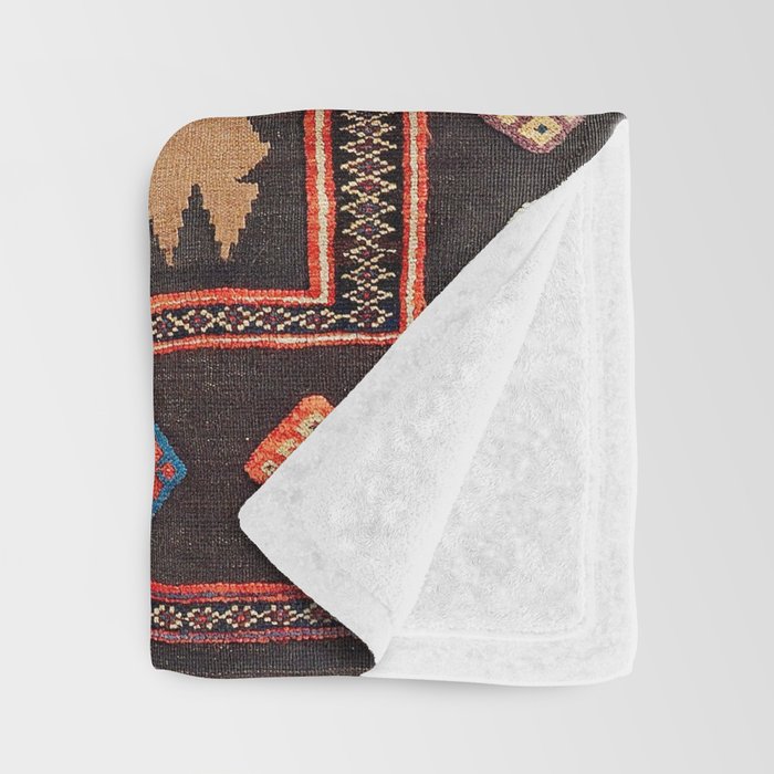 Varamin Ru Khorsi North Persian Table Cover Print Throw Blanket Gallery Image 3