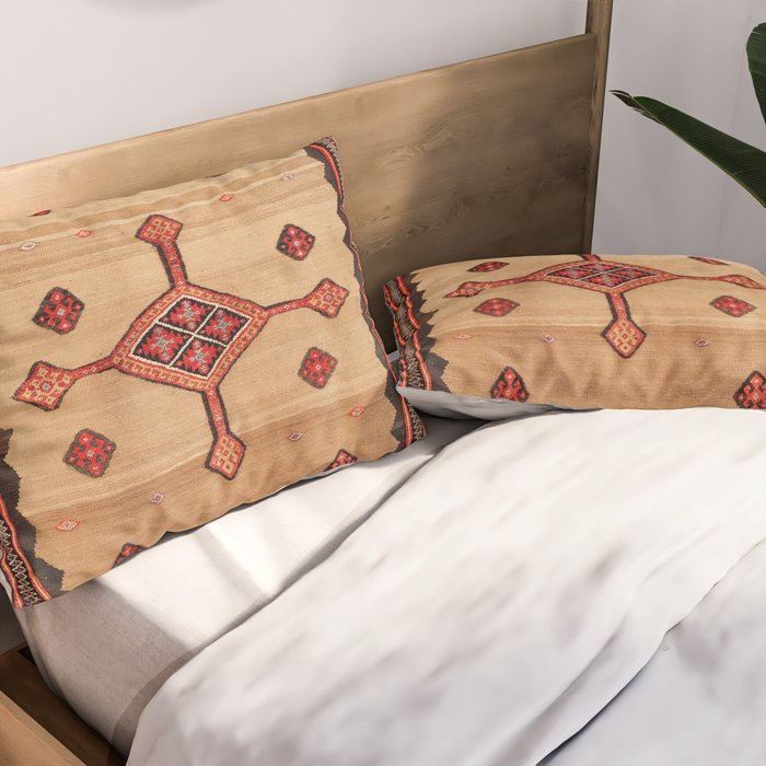 Varamin Ru Khorsi North Persian Table Cover Print Pillow Sham Gallery Image 2