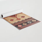 Varamin Ru Khorsi North Persian Table Cover Print Yoga Mat Gallery Image 2