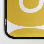 Mid Century Modern Abstract Pattern 7721 Mustard Yellow Laptop Sleeve Gallery Image 3