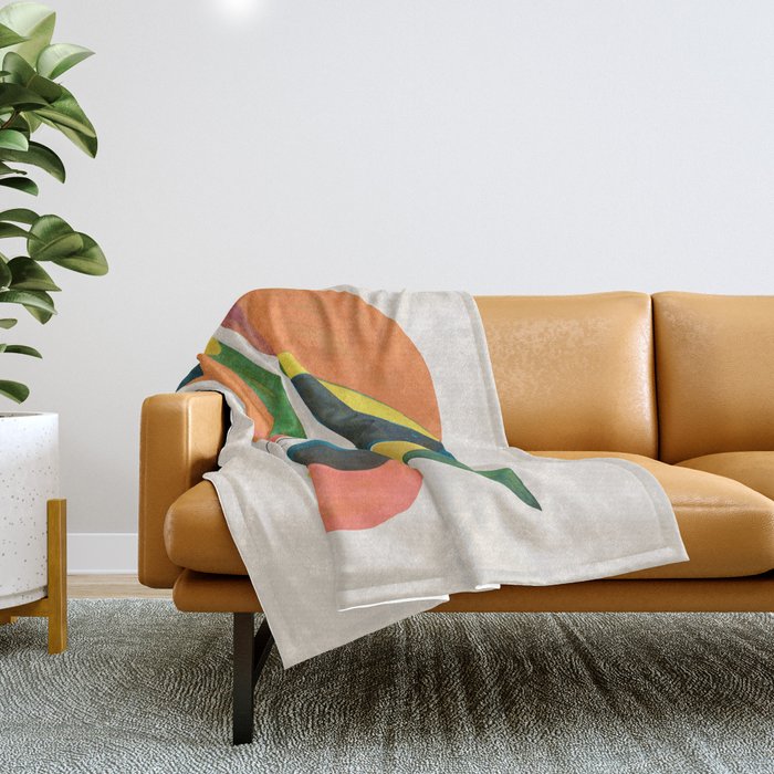 A bird Throw Blanket Gallery Image 1