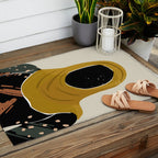 Black Hair No. 13 Outdoor Rug Gallery Image 2
