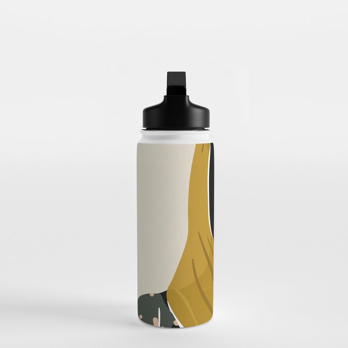 Black Hair No. 13 Water Bottle Gallery Image 3