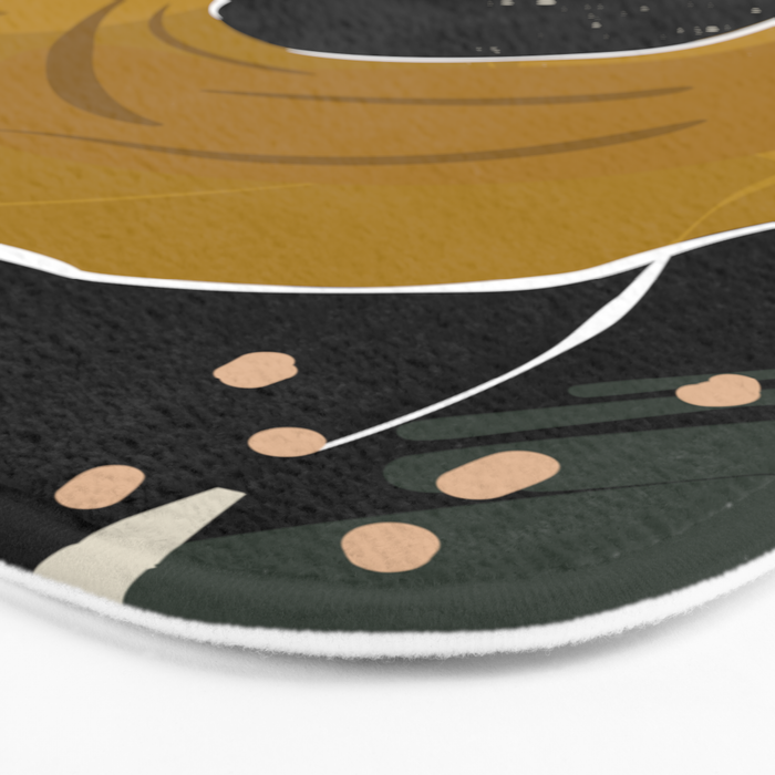 Black Hair No. 13 Bath Mat Gallery Image 3