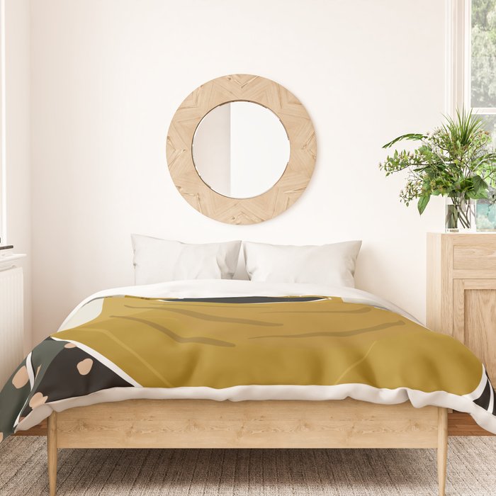 Black Hair No. 13 Duvet Cover Gallery Image 3